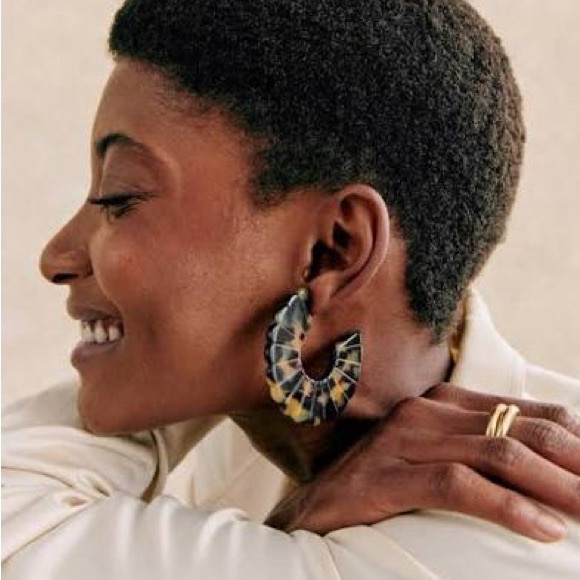 NEW | Sézane Sandy Earrings in Tortoiseshell - Picture 1 of 13